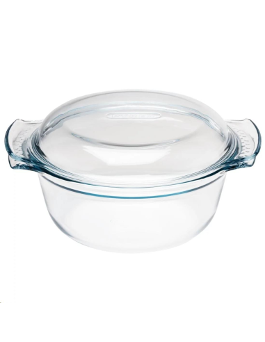 Cocotte ronde en verre Pyrex 1,5L