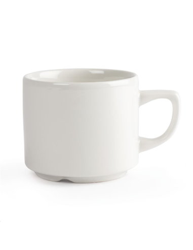 Tasses à thé Maple empilables blanc