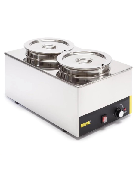 Bain-marie avec pots ronds Buffalo