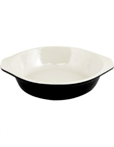 Plat à gratin rond noir Vogue 750ml