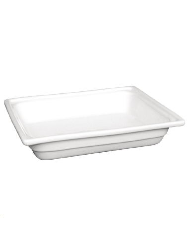 Plat en porcelaine GN 1/2 100mm Oly