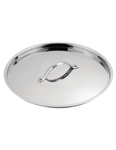 Couvercle en inox Vogue 180mm