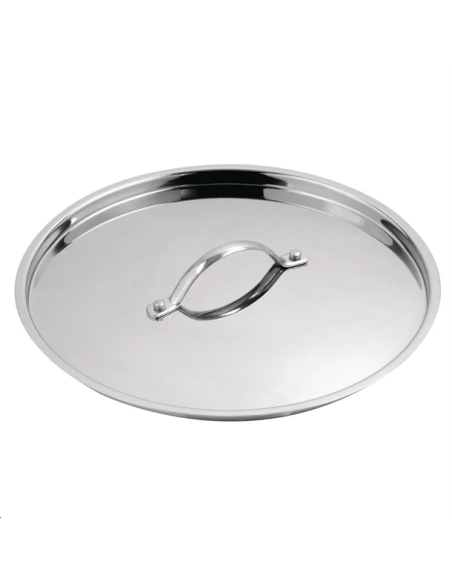 Couvercle en inox Vogue 180mm