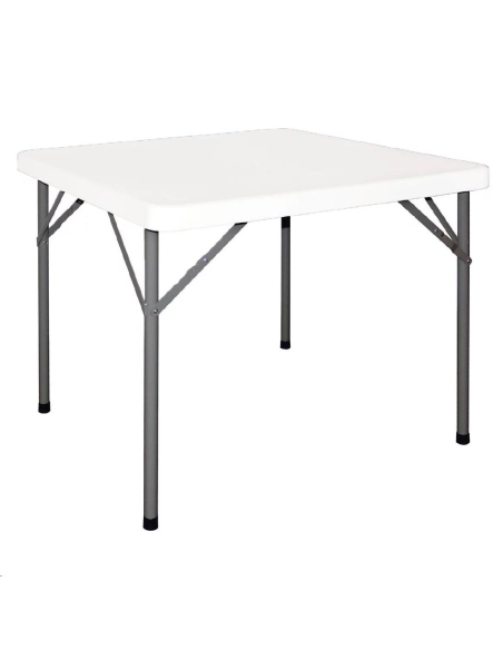 Table carrée pliante en PE Bolero 8